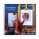 Notebook-bracket 290x290 mm, 32 sheets on the crest “Learn yourself!”, Cover coated cardboard, glossy lamination, block 160 g/m², with step-by-step sketches