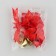 A bell on a pin with a bow for graduation, red, d = 2.6 cm