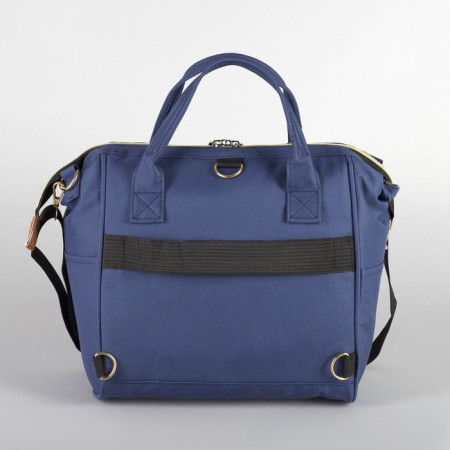 Bag-rug 2 in 1 on wheels 18 ", lightning department, external pocket, blue color-8