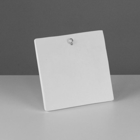 Gypsum figure ornament: eight -leaflet, 20.5 x 20.5 x 5 cm-1
