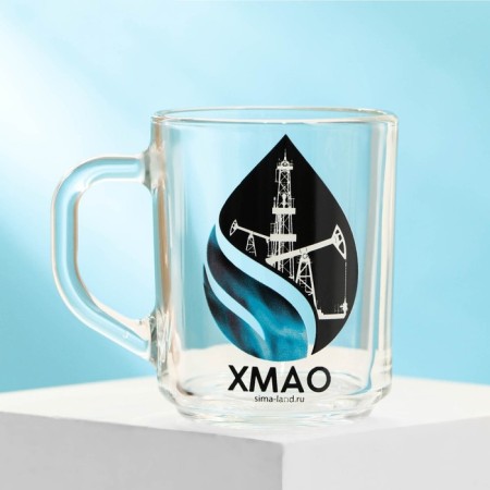 Glass Glass "Khanty -Mansi Autonomous Republic", 200 ml