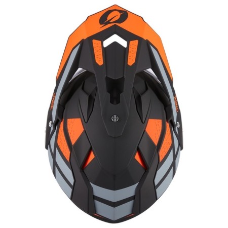Sneakpish helmet with o’neal sierra r V24, ABS, matte, orange/black, M-2