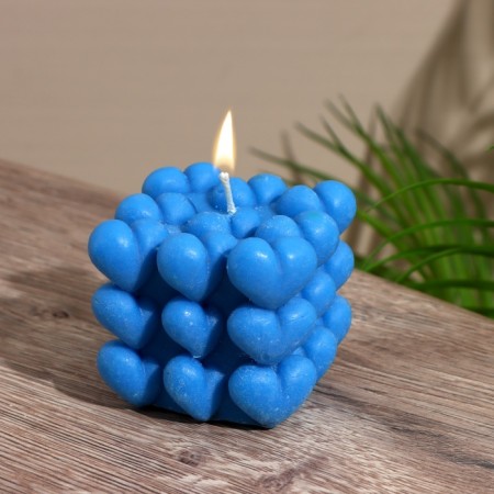 Candle "Cube Cube" 6x6x6 cm, soy wax-1