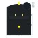 A4 Portfire folder, 700 μm, 1 compartment, calligrata, black, naon salad