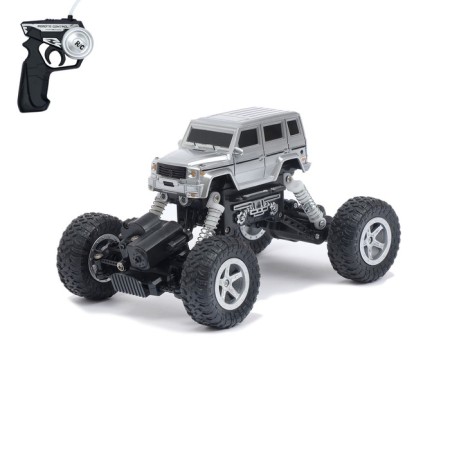 Radio-controlled machine "Jeep-TILA", 4WD all-wheel drive, with a battery, Mix color