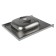 Kitchen sink "Vladix", invoice, without siphon, 50x60 cm, stainless steel 0.4 mm