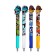 Gel handle Erased ink, blue rod, 0.5 mm, machine gun, dinosaurus body mix