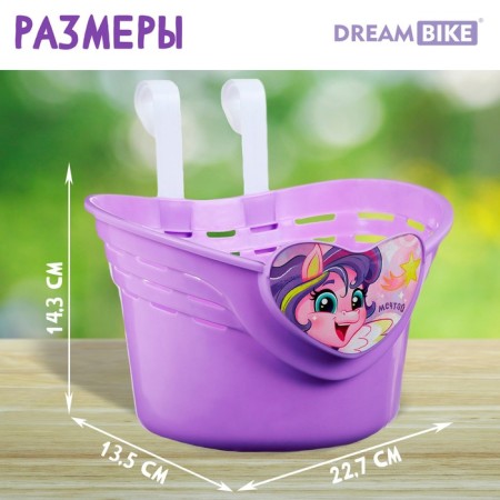 Children's basket Dream Bike "Pony", purple color-1