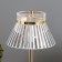 Table lamp sensory "Bianka" LED 10W AKB gold 15x15x33 cm