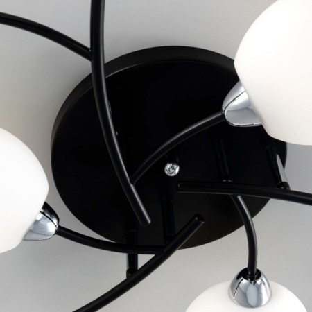 Ceiling chandelier Citilux "Florida" CL148195, 92x92x14.5 cm, 9x60W, E14, Black Color Black-15