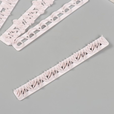Cutters for polymer clay "Patterns" set of 4 pcs 16.8x3.2 cm 16.7x2.1 cm 18.4x2.2 cm-1