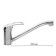 ROEGEN RB001A kitchen mixer, single -leaf, zinc, chrome