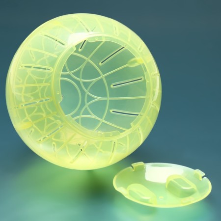 Ball for rodents "Pigzon", 14.5 cm, yellow-1