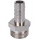 Stout SFT-0067-001212, 1/2 "x 12 mm, external thread, nickelled brass