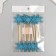 Decor for creativity "Blue Snowflake", 11 cm (set 10 pcs)