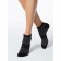 Socks short women's cotton Conte Elegant Active, size 25, dark gray color