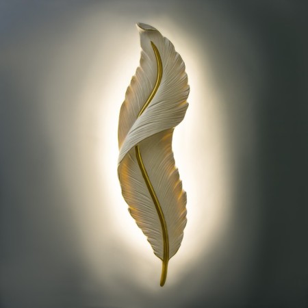Bra "feather" LED 22W 4000K white 17x4x64cm-3