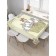 Tables on the table "Vintage Easter postcard", rectangular, Saten, size 120x145 cm