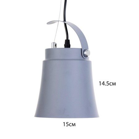 Riton lamp E27 40W gray 15x15x22-122cm-4