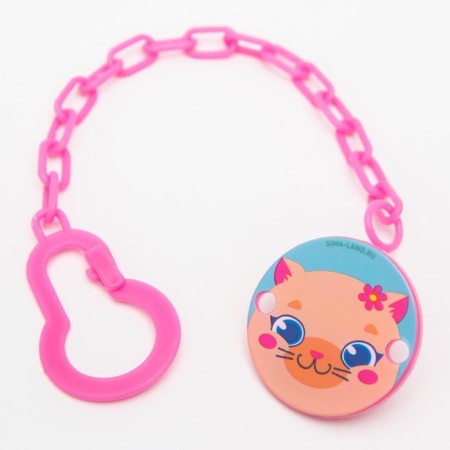 Holder for the nipple - dummy "Trend. Paws ", on a chain, species mix-4