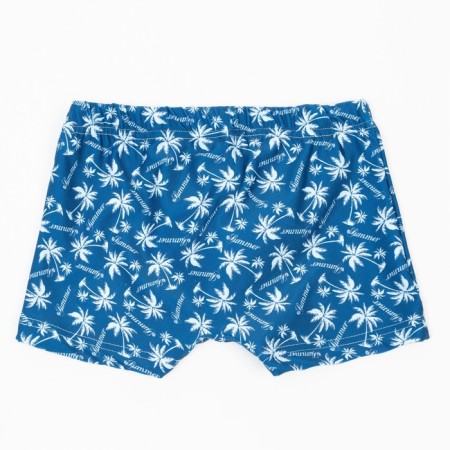 Bathing swimming trunks for a boy, dark blue/palm trees, height 146 cm-2