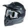 Glasses-mask for motorcycle driving, transparent glass, white-black color, OM-20