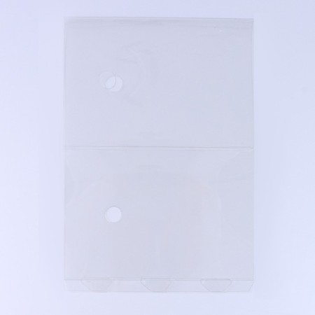 Gift box for flowers with a vase and PVC windows folding, packaging, "gray", 16 x 23 x 16 cm-4