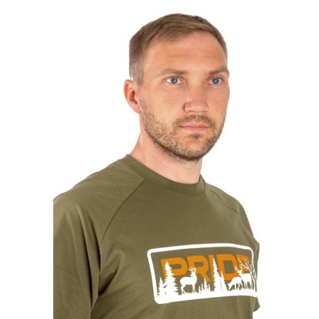 T-shirt Pride Living Nature, cotton, khaki, rr l-6