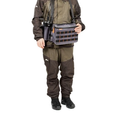 Fishing Board "Rastype" Fishing Belt Bag, 74x22x10 cm, gray + 2 Luno boxes-5