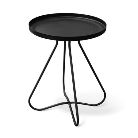 Journal table, 400x400x450, Black Moire