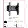 Tilt bracket DR Mounts AMT 2020B Black 23 "-42"