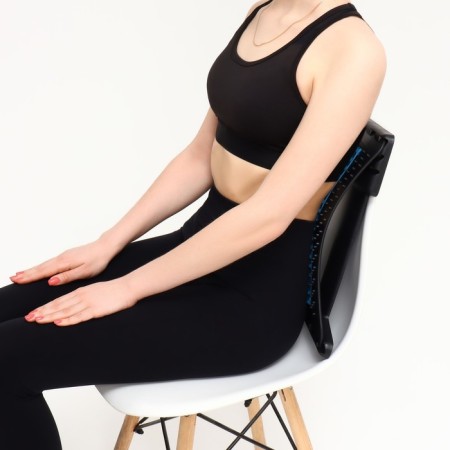 Massage for the back, three -level, 38 × 25 × 4 cm, blue color-22