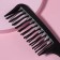 The comb two -row, 21 × 4.5 cm, black color