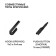 Airline wiper brushes, frameless 2 pcs, 2 type, 550/410 mm