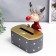 Souvenir Polystone Salvetnitsa "Girl with deer horns with red bubble" 22x26x19 cm