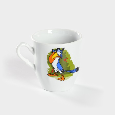 Porcelain mug "Lesovichok", 220 ml, D = 8.2 cm, MIX drawing-1