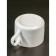 Ceramic mugs on a bamboo Bellatenero bamboo, 8 objects: 4 circles 150 ml, 4 tablespoons, white color