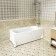 Bath screen Vannesa 2-31-0-1-0-210 "Nicole", mount, left