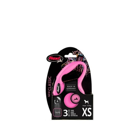 Roulette Flexi New Classic XS (up to 12 kg) 3 m tape, pink-1