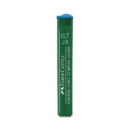 Grifles for mechanical pencils 0.7 mm Faber-Castell Polymer 2V 12 pieces, case