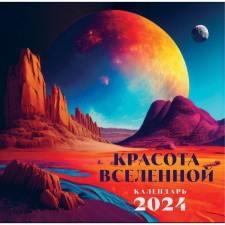 The beauty of the universe. Wall calendar for 2024, 30x30 cm