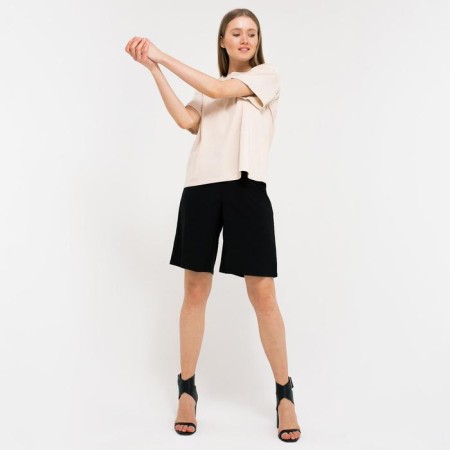 Women's T-shirt Minaku Regular Fit: beige color, rn 52-4