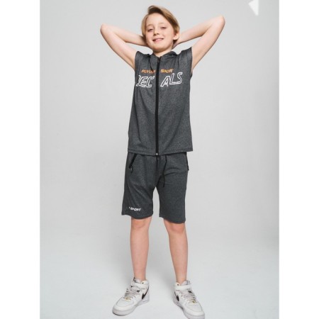 Sports suit for a boy, height 170 cm, gray color