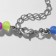 Beads "Hearts" Trio, multi -colored, 33 cm