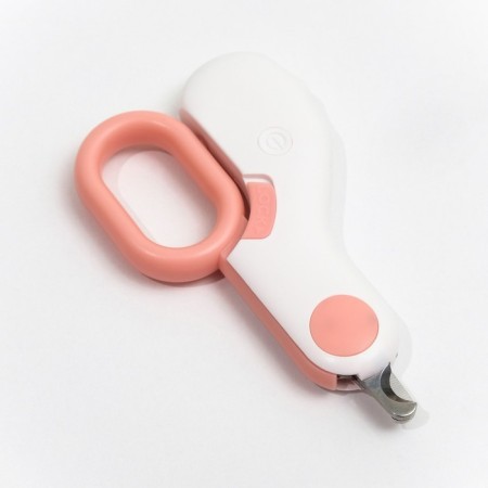 Claw - scissors for animals with LED lantern, pink-2