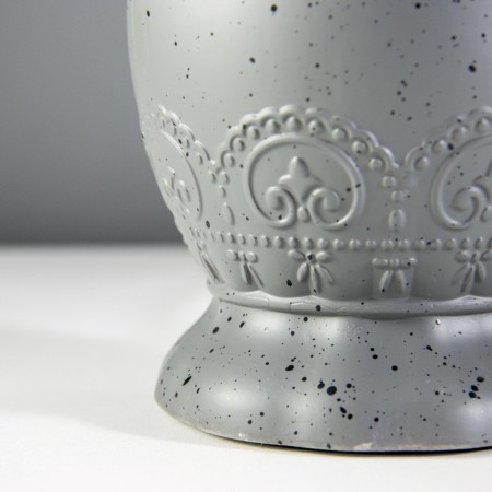 Aurika table lamp E14 40W gray 20x20x31cm Risalux-2