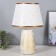 Jolani lamp E14 40W white with a golden patina 23x23x36.5 cm Risalux