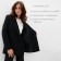 Women's jacket Minaku: classic color black, size 42