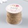 Knitting cord 100% juts "Natural" 10 m 2 mm 4.2x4.7x4.7 cm