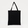 Soper bag “Let's run away far”, 40x35x0.5 cm, without lightning, without lining, black color